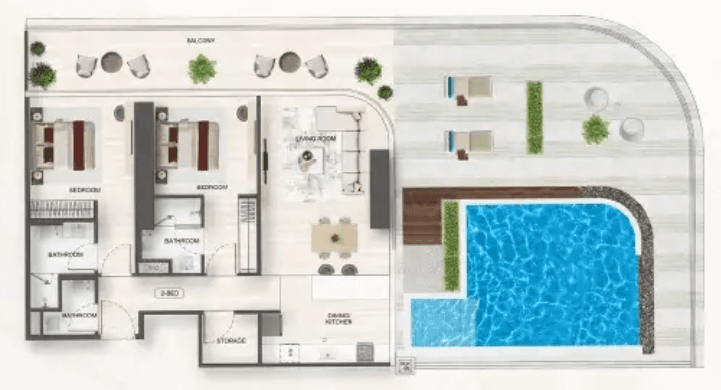  - 2 Bedroom – Type 2