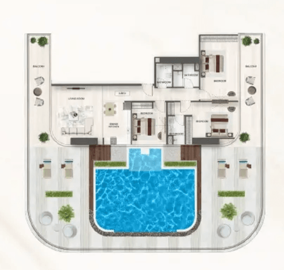  - 3 Bedroom – Type 1
