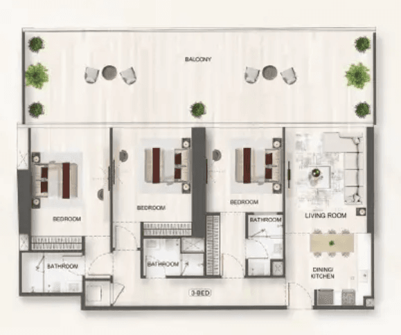  - 3 Bedroom – Type 2