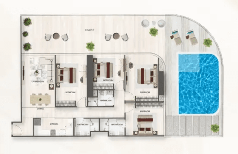  - 4 Bedroom – Type 1