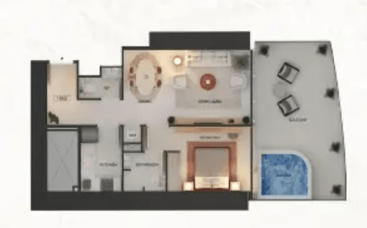  - 1 Bedroom Type 1