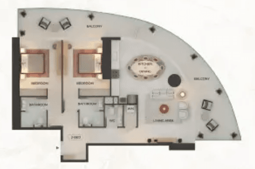  - 2 Bedroom Type 6