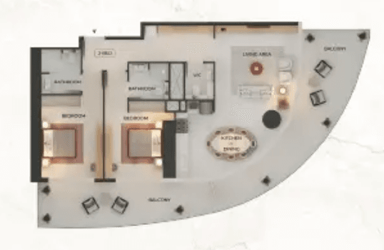 - 2 Bedroom Type 7
