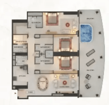  - 3 Bedroom Type 1