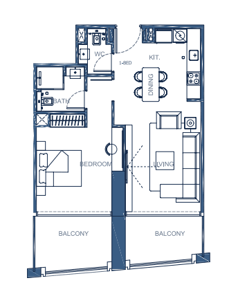  - 1 Bedroom Type 5