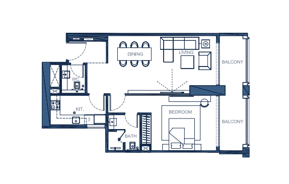  - 1 Bedroom Type 6