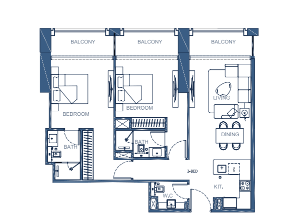  - 2 Bedroom Type 2