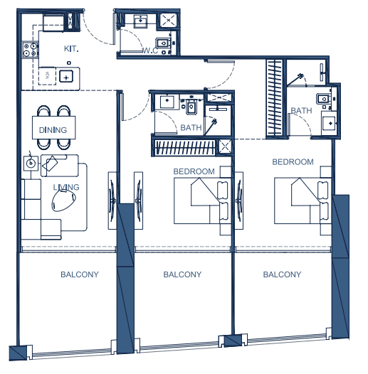  - 2 Bedroom Type 5