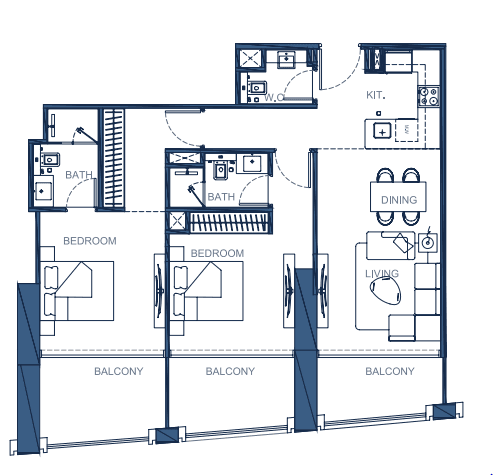  - 2 Bedroom Type 6 