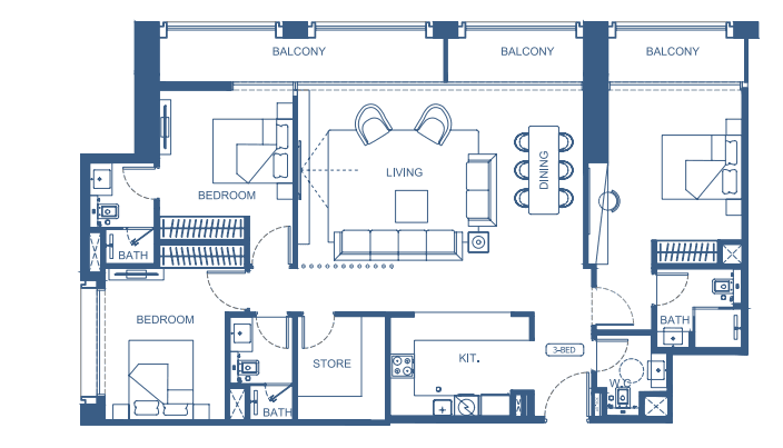  - 3 Bedroom Type 2