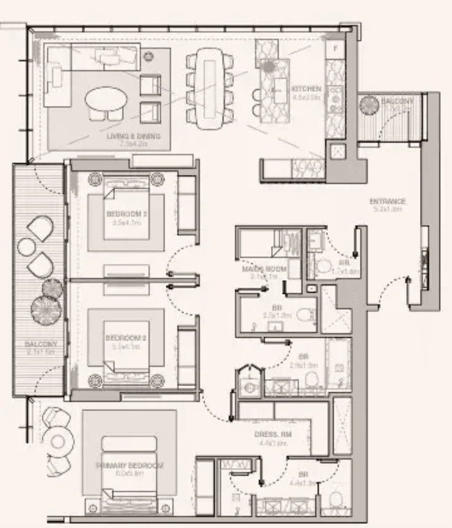  - 3 Bedroom Type 1