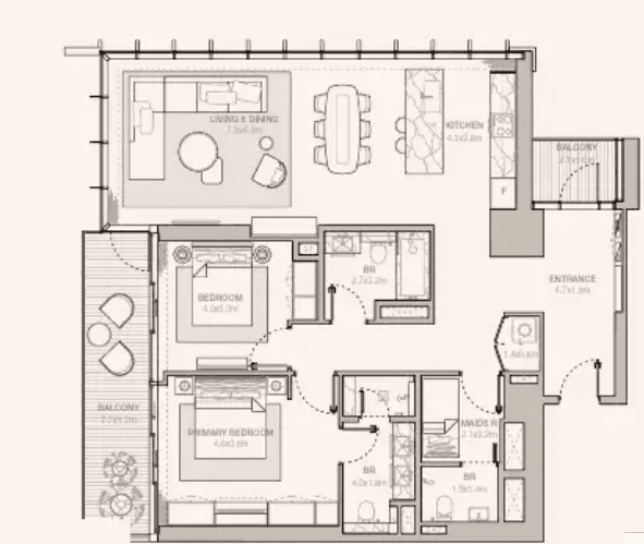  - 2 Bedroom Type 3