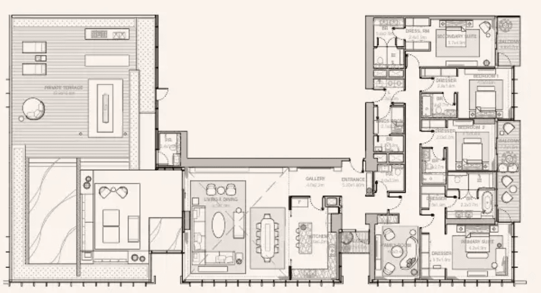  - 4 Bedroom Type 1