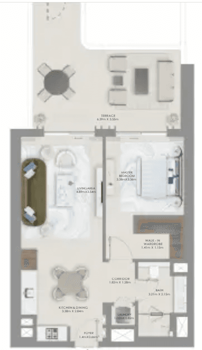  - 1 Bedroom Type 1