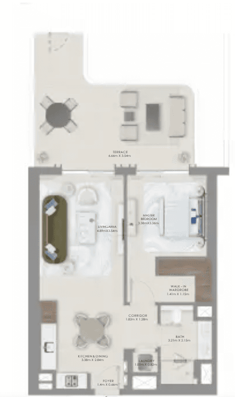  - 1 Bedroom Type 2