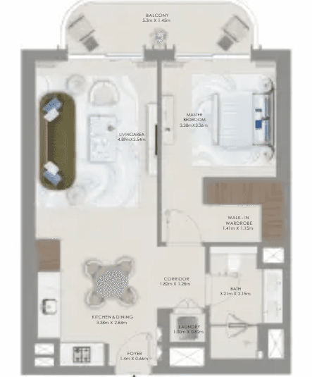  - 1 Bedroom Type A4