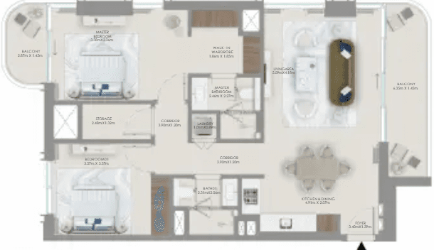  - 2 Bedroom Type 3