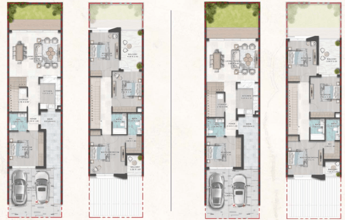  - 4 Bedroom (Townhouse)
