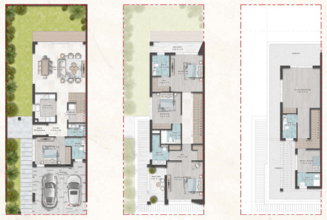  - 5 Bedroom (Townhouse)