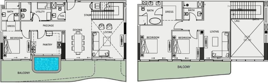  - 3 Bedroom Type 5 (Duplex Apartments)