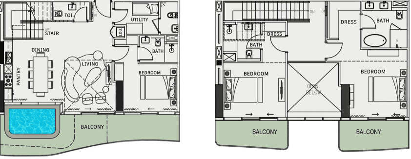  - 3 Bedroom Type 6 (Duplex Apartments)