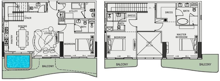  - 3 Bedroom Type 8 (Duplex Apartments)