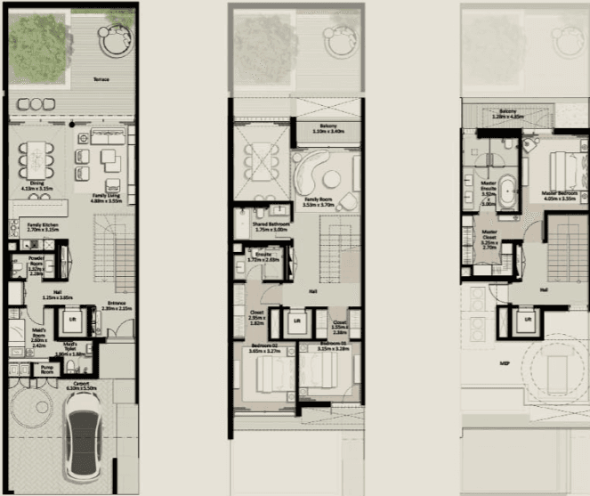  - 3 Bedroom Type 3 (Townhouse)