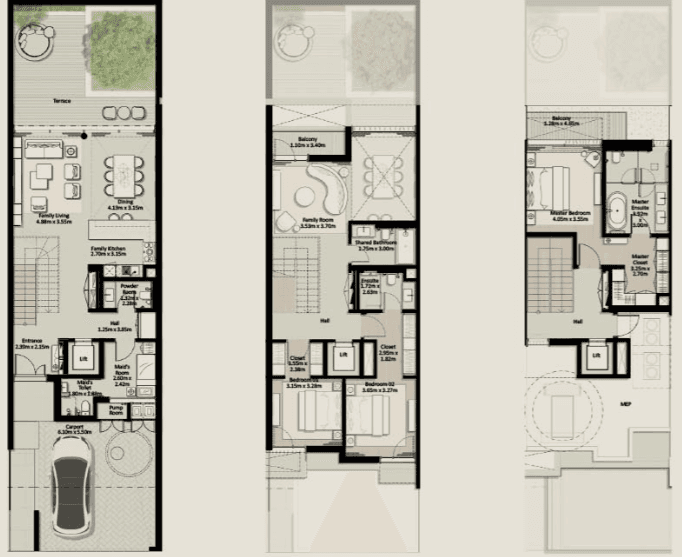  - 3 Bedroom Type 4 (Townhouse)