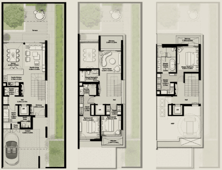  - 3 Bedroom Type 6 (Townhouse)