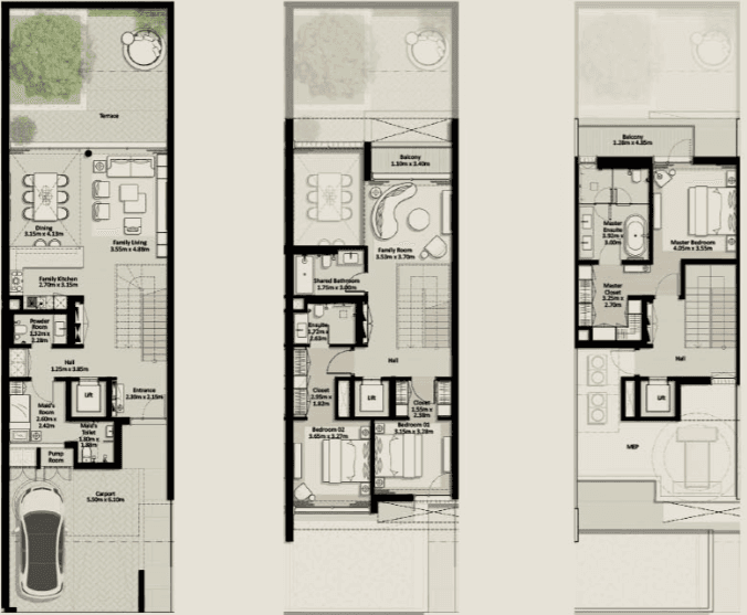  - 3 Bedroom Type 7 (Townhouse)