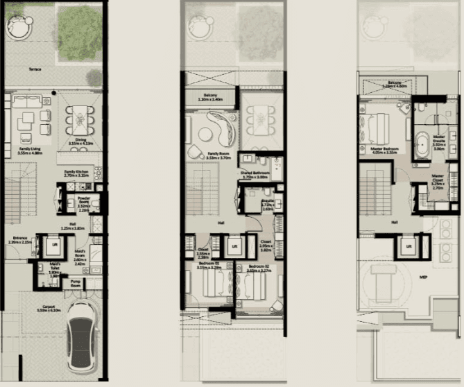  - 3 Bedroom Type 8 (Townhouse)