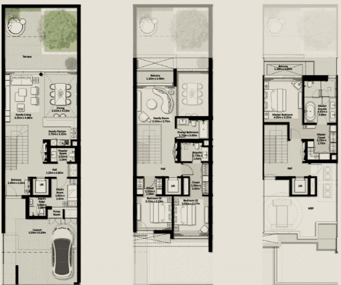  - 3 Bedroom Type 10 (Townhouse)