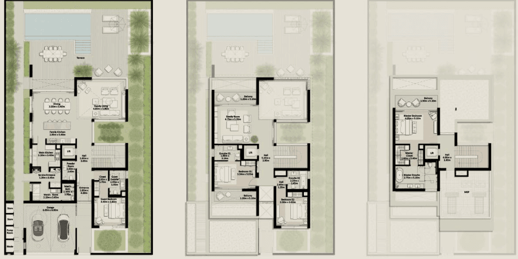  - 4 Bedroom Type 1 (villa)