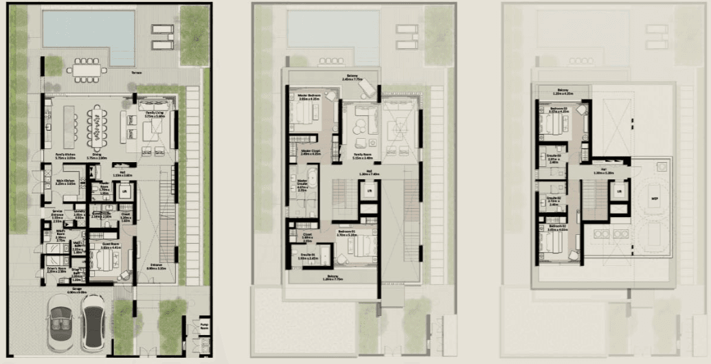  - 5 Bedroom Type 1 (villa)