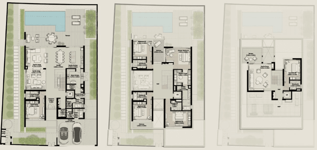  - 6 Bedroom Type 1 (villa)