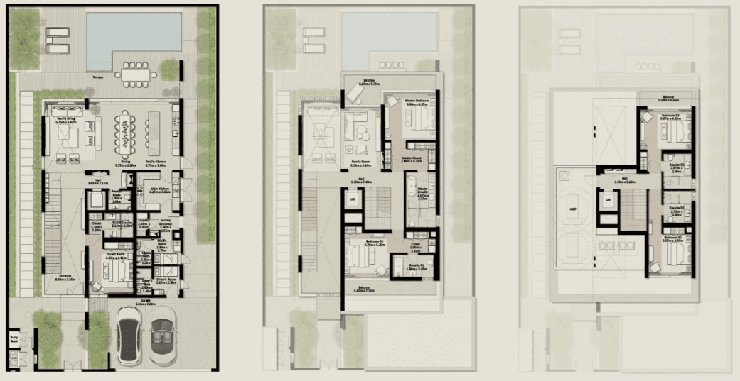  - 5 Bedroom Type 2 (villa)