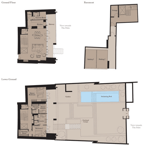  - 2 Bedrooms Type 1 (Apartment)