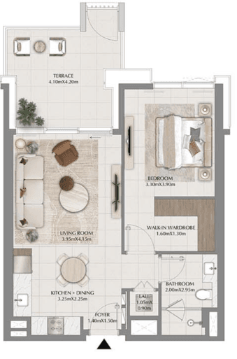  - 1 Bedroom 
