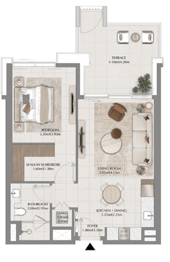  - 1 Bedroom  