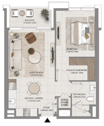  - 1 Bedroom
