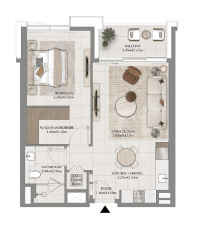 - 1 Bedroom