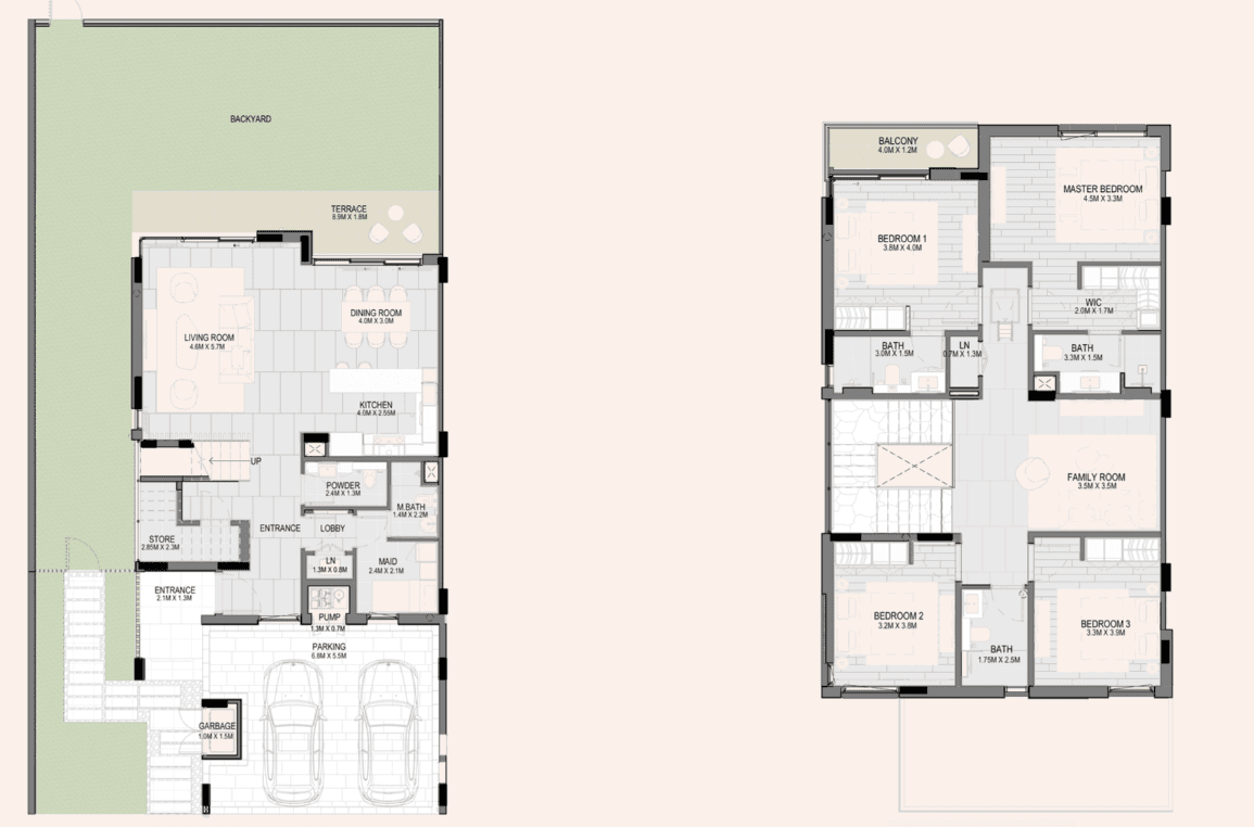  - 4 Bedroom (Townhouse)